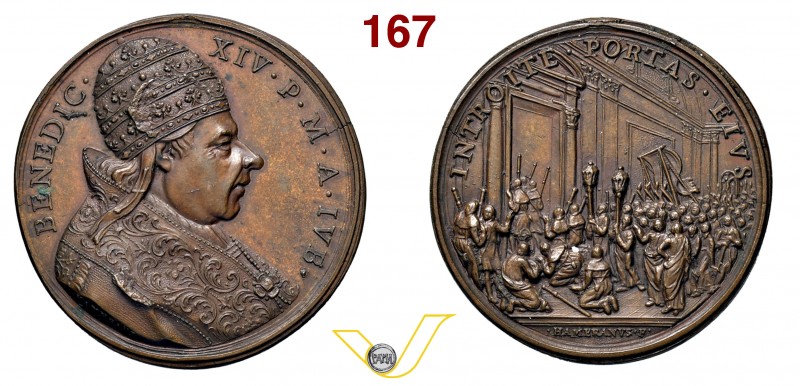 BENEDETTO XIV 1740/1758 1750 ANNO X per l’Anno Santo del 1750 – D/ nel giro BENE...
