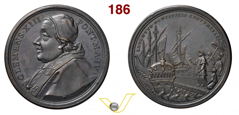 CLEMENTE XIII 1758/1769 1762 ANNO IV per la costruzione delle fregate San Carlo ...