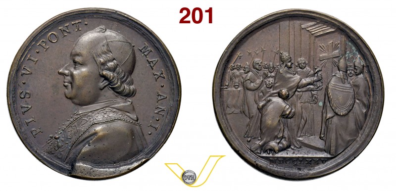 PIO VI 1775/1799 1775 ANNO I per l’Anno Santo del 1775 – D/ nel giro PIVS VI PON...