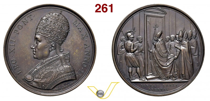 LEONE XII 1823/1829 1825 ANNO II per l’Anno Santo del 1825 – D/ nel giro LEO XII...