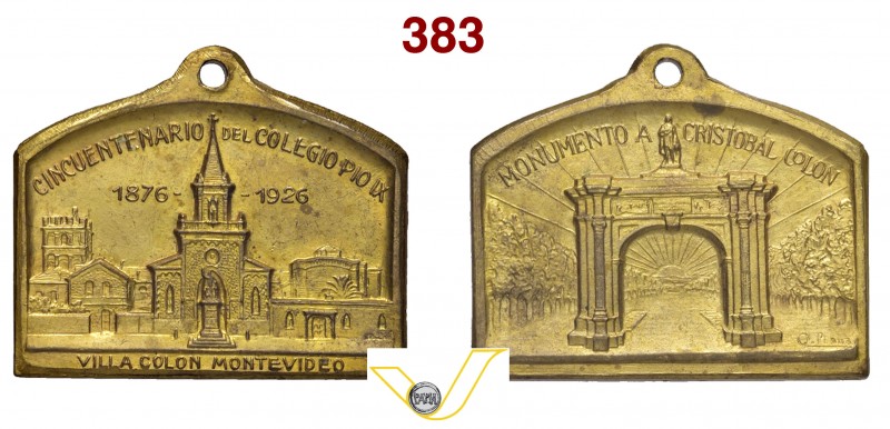 PIO IX 1846/1878 POSTUMA 1926 per il cinquantenario del collegio PIO IX a Montev...