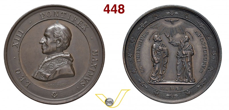 LEONE XIII 1878/1903 SENZA DATA medaglia celebrativa dei Santi Pietro e Paolo – ...