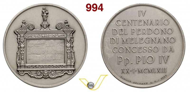 PIO IV 1559/1565 POSTUMA 1963 (20/01/1963) per il quarto centenario della Bolla ...