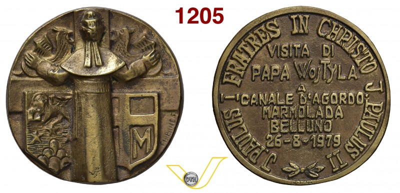 GIOVANNI PAOLO II 1978/2005 1979 ANNO I (26/08/1979) per la visita del Pontefice...