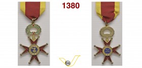 GREGORIO XVI 1831/1846 1831 ANNO I (01/09/1831) Medaglia Decorazione Croce da Cavaliere di tipo civile dell’Ordine Equestre di San Gregorio Magno – D/...