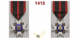 PIO X 1903/1914 1905 ANNO II (07/02/1905) medaglia decorazione Insegna da Cavaliere dell’Ordine Pontificio di San Silvestro papa – D/ Croce maltese co...