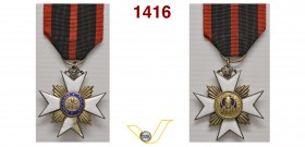 PIO X 1903/1914 1905 ANNO II (07/02/1905) medaglia decorazione Insegna da Cavaliere dell’Ordine Pontificio di San Silvestro papa – D/ Croce maltese co...