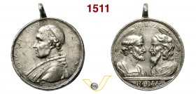 GIUBILARE - 1825 D/ Leone XII R/ San Pietro e San Paolo Metallo bianco mm 45,4x54,2