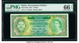 Belize Government of Belize 1 Dollar 1.6.1975 Pick 33b PMG Gem Uncirculated 66 EPQ. 

HID09801242017

© 2020 Heritage Auctions | All Rights Reserved