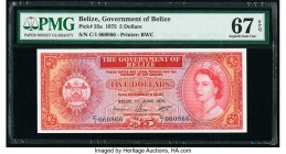 Belize Government of Belize 5 Dollars 1.6.1975 Pick 35a PMG Superb Gem Unc 67 EPQ. 

HID09801242017

© 2020 Heritage Auctions | All Rights Reserved
