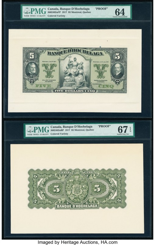 Canada Montreal, PQ- Banque d'Hochelaga $5 2.1.1917 Pick S811p Ch.# 360-24-02aFP...