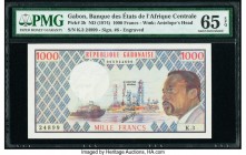 Gabon Banque des Etats de l'Afrique Centrale 1000 Francs ND (1974) Pick 3b PMG Gem Uncirculated 65 EPQ. 

HID09801242017

© 2020 Heritage Auctions | A...