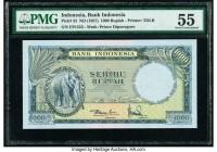 Indonesia Bank Indonesia 1000 Rupiah ND (1957) Pick 53 PMG About Uncirculated 55. 

HID09801242017

© 2020 Heritage Auctions | All Rights Reserved