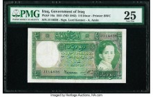 Iraq Government of Iraq 1/4 Dinar 1931 (ND 1942) Pick 16a PMG Very Fine 25. 

HID09801242017

© 2020 Heritage Auctions | All Rights Reserved
