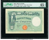 Italy Banca d'Italia 50 Lire 30.3.1943 Pick 64 PMG Choice Extremely Fine 45 EPQ. 

HID09801242017

© 2020 Heritage Auctions | All Rights Reserved