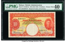 Malaya Board of Commissioners of Currency 10 Dollars 1.7.1941 Pick 13 PMG Extremely Fine 40. 

HID09801242017

© 2020 Heritage Auctions | All Rights R...