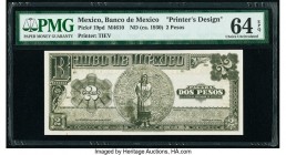 Mexico Banco de Mexico 2 Pesos ND (ca. 1920-30) Pick 19pd Printer's Design PMG Choice Uncirculated 64 EPQ. 

HID09801242017

© 2020 Heritage Auctions ...