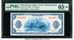 Netherlands Antilles Nederlandse Antillen, Muntbiljet 2 1/2 Gulden 1964 Pick A1b PMG Gem Uncirculated 65 EPQ S. 

HID09801242017

© 2020 Heritage Auct...