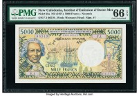 New Caledonia Institut d'Emission d'Outre-Mer 5000 Francs ND (1971) Pick 65a PMG Gem Uncirculated 66 EPQ. 

HID09801242017

© 2020 Heritage Auctions |...
