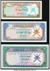 Oman Sultanate of Muscat and Oman 100 Baiza; 1/4; 1/2 Rial Saidi ND (1970) Pick 1a; 2a; 3a Choice Crisp Uncirculated. 

HID09801242017

© 2020 Heritag...