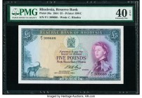 Rhodesia Reserve Bank of Rhodesia 5 Pounds 10.11.1964 Pick 26a PMG Extremely Fine 40 EPQ. 

HID09801242017

© 2020 Heritage Auctions | All Rights Rese...
