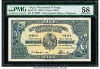 Tonga Government of Tonga 5 Pounds 2.12.1966 Pick 12d PMG Choice About Unc 58. 

HID09801242017

© 2020 Heritage Auctions | All Rights Reserved