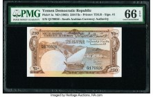 Yemen Democratic Republic South Arabian Currency Authority 250 Fils ND (1965) Pick 1a PMG Gem Uncirculated 66 EPQ. 

HID09801242017

© 2020 Heritage A...
