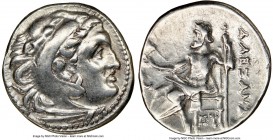 MACEDONIAN KINGDOM. Alexander III the Great (336-323 BC). AR drachm (17mm, 12h). NGC Choice VF. Posthumous issue of Mylasa, ca. 310-300 BC. Head of He...