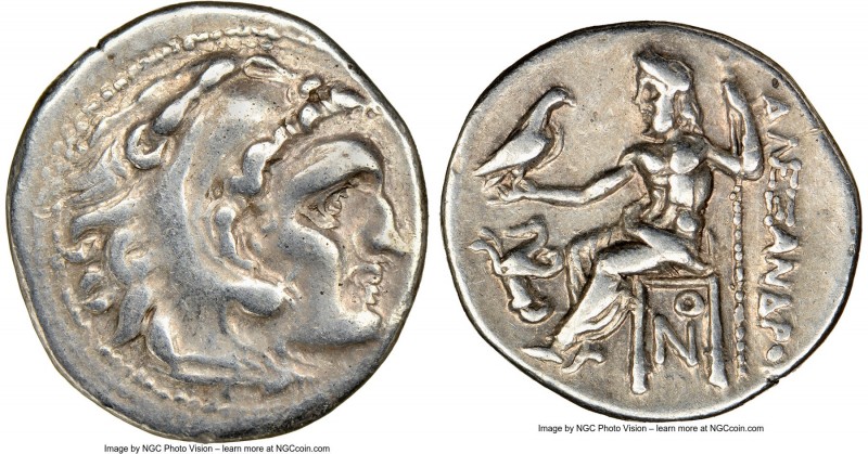 MACEDONIAN KINGDOM. Alexander III the Great (336-323 BC). AR drachm (17mm, 8h). ...