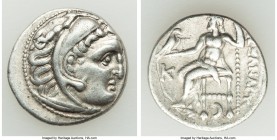 MACEDONIAN KINGDOM. Alexander III the Great (336-323 BC). AR drachm (19mm, 4.16 gm, 12h). VF, scratches. Early posthumous issue of Colophon, 310-301 B...