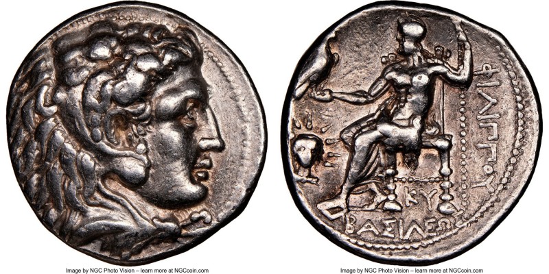 MACEDONIAN KINGDOM. Philip III Arrhidaeus (323-317 BC). AR tetradrachm (25mm, 6h...