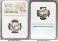 ATTICA. Athens. Ca. 440-404 BC. AR tetradrachm (24mm, 17.18 gm, 7h). NGC Choice AU 4/5 - 4/5. Mid-mass coinage issue. Head of Athena right, wearing cr...