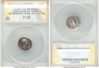 Otho (January-April AD 69). AR denarius (18mm, 3.15 gm, 11h). ANACS Fine 15. Rome, 15 January-9 March AD 69. IMP M OTHO CAESAR AVG TR P, bare, bewigge...