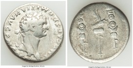 Domitian (AD 81-96). AR cistophorus (25mm, 10.44 gm, 6h). Fine, scratches. Rome, AD 82. IMP CAES DOMITIAN AVG P M COS VIII, laureate head of Domitian ...