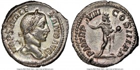 Severus Alexander (AD 222-235). AR denarius (19mm, 3.37 gm, 6h). NGC MS 5/5 - 4/5. Rome, AD 230. IMP SEV ALE-XAND AVG, laureate bust of Severus Alexan...