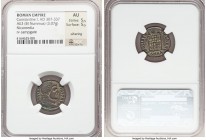 Constantine I the Great (AD 307-337). AE3 or BI nummus (19mm, 3.07 gm, 12h). NGC AU 5/5 - 5/5, Silvering. Nicomedia, 1st officina, AD 324-325. CONSTAN...