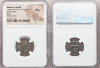 Constantinople Commemorative (ca. AD 330-340). AE3 or BI nummus (18mm, 12h). NGC MS. Trier, 2nd officina, AD 333-334, struck under Constantine I to co...