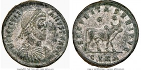 Julian II as Augustus (AD 361-363). BI double maiorina or AE1 (27mm, 7.96 gm, 6h). NGC MS 5/5- 3/5, Silvering. Cyzicus, 1st officina, 3 November AD 36...
