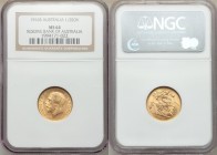 George V 1/2 Sovereign 1916-S MS64 NGC, Sydney mint, KM28. Ex. Reserve Bank of Australia

HID09801242017

© 2020 Heritage Auctions | All Rights Re...