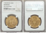 Maria I gold 6400 Reis 1790-R AU Details (Obverse Scratched) NGC, Rio de Janeiro mint, KM226.1. 

HID09801242017

© 2020 Heritage Auctions | All R...