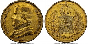 Pedro II gold 20000 Reis 1849 XF40 NGC, Rio de Janeiro mint, KM461. Mintage: 6,464. First year of type. AGW 0.5286 oz.

HID09801242017

© 2020 Her...