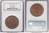 Louis XVI 2 Sols 1792-BB MS63 Brown NGC, Strasbourg mint, KM603.4.

HID09801242017

© 2020 Heritage Auctions | All Rights Reserved