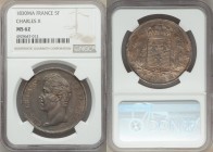 Charles X 5 Francs 1830-MA MS62 NGC, Marseille mint, KM735.10. 

HID09801242017

© 2020 Heritage Auctions | All Rights Reserved