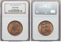 Victoria 3-Piece Lot of Certified Assorted Issues, 1) Penny 1900 - MS64 Red and Brown NGC 2) 1/2 Crown 1888 - MS61 NGC 3) Crown 1887 - MS62 ANACS Sold...