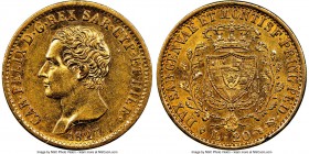 Sardinia. Carlo Felice gold 20 Lire 1827 (Eagle)-L AU58 NGC, Turin mint, KM118.1. AGW 0.1866 oz. 

HID09801242017

© 2020 Heritage Auctions | All ...
