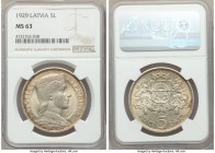 Republic 5 Lati 1929 MS63 NGC, KM9. 

HID09801242017

© 2020 Heritage Auctions | All Rights Reserved
