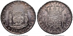 Philip V 8 Reales 1740 Mo-MF AU58 NGC, Mexico City mint, KM103. 

HID09801242017

© 2020 Heritage Auctions | All Rights Reserved