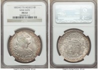 Charles IV 8 Reales 1805 Mo-TH MS62 NGC, Mexico City mint, KM109. Wide date variety. 

HID09801242017

© 2020 Heritage Auctions | All Rights Reser...