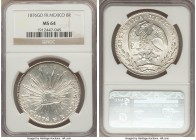 Republic 8 Reales 1876 Go-FR MS64 NGC, Guanajuato mint, KM377.8. Bright white with minimal surface abrasions.

HID09801242017

© 2020 Heritage Auc...