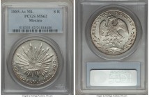 Republic 8 Reales 1885 As-ML MS62 PCGS, Alamos mint, KM377. Nearly fully struck and rather effulgent.

HID09801242017

© 2020 Heritage Auctions | ...